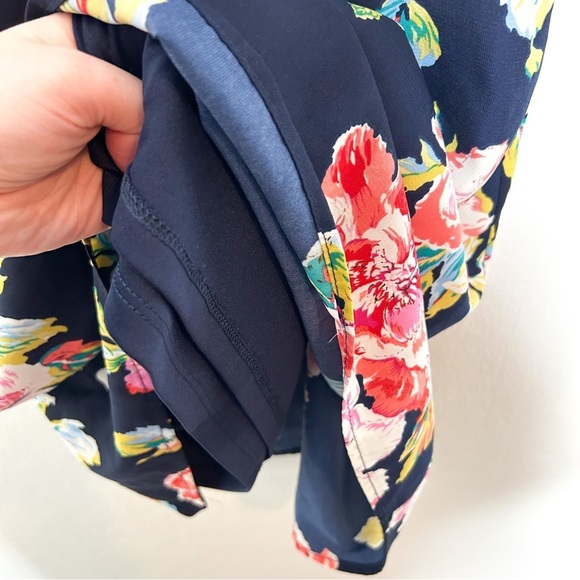 Monteau‎ Floral Print Sleeveless Mini Dress Medium M - Picture 6 of 9